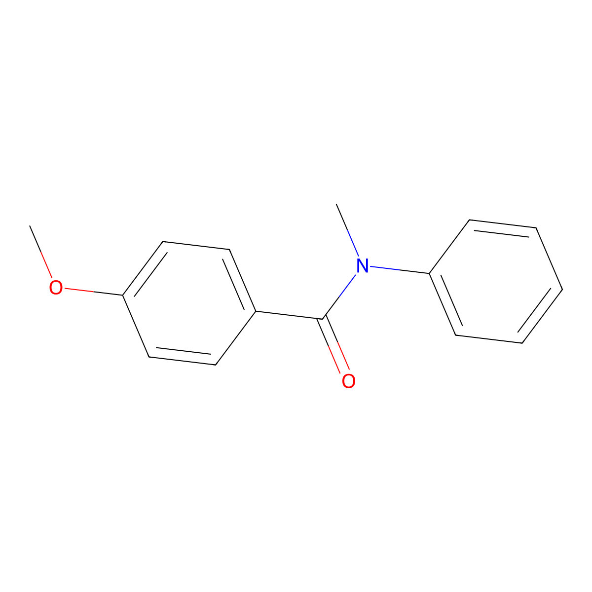 N-Methyl-P-anisanilide molecular structure, CAS 33672-81-0