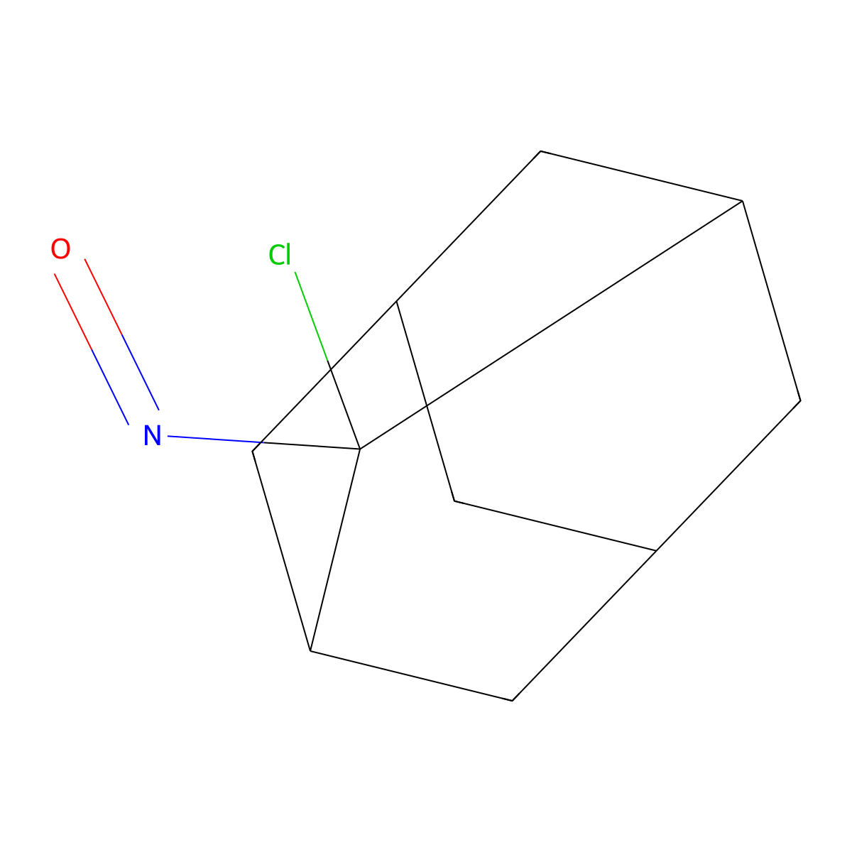 Adamantane, 2-chloro-2-nitroso- molecular structure, CAS 33673-34-6