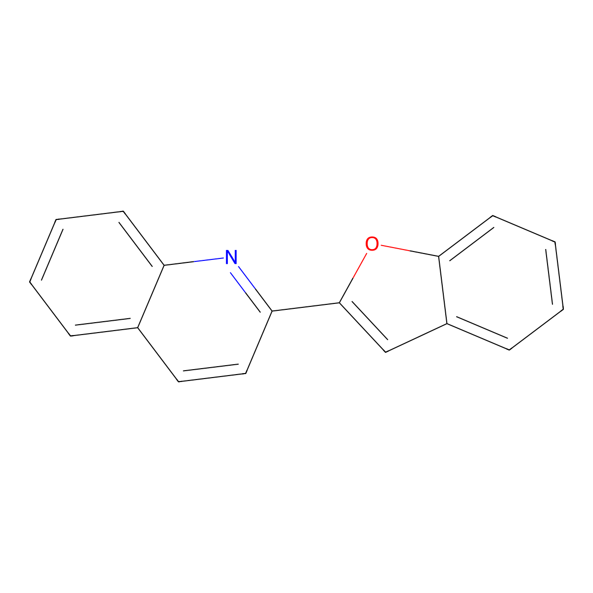 2-(Benzofuran-2-yl)quinoline molecular structure, CAS 33673-83-5