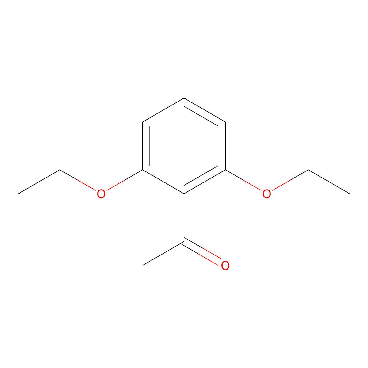 1-(2,6-Diethoxyphenyl)ethanone molecular structure, CAS 33675-61-5