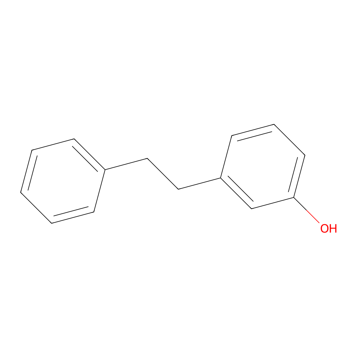 3-Phenethylphenol molecular structure, CAS 33675-75-1