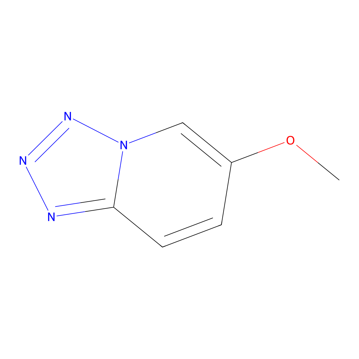 6-Methoxy-[1,2,3,4]tetrazolo[1,5-a]pyridine molecular structure, CAS 336784-40-8