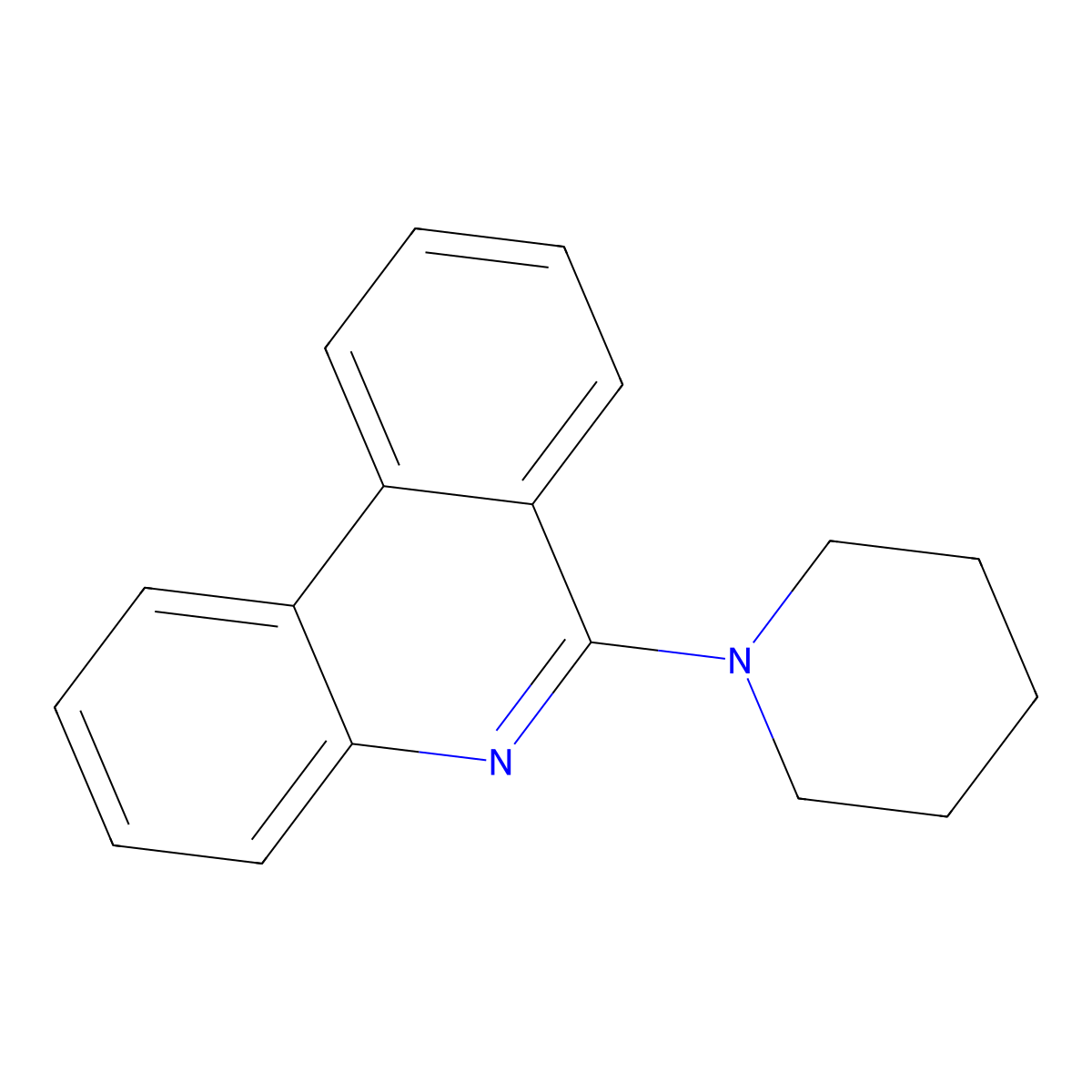 6-(Piperidin-1-yl)phenanthridine molecular structure, CAS 33692-83-0