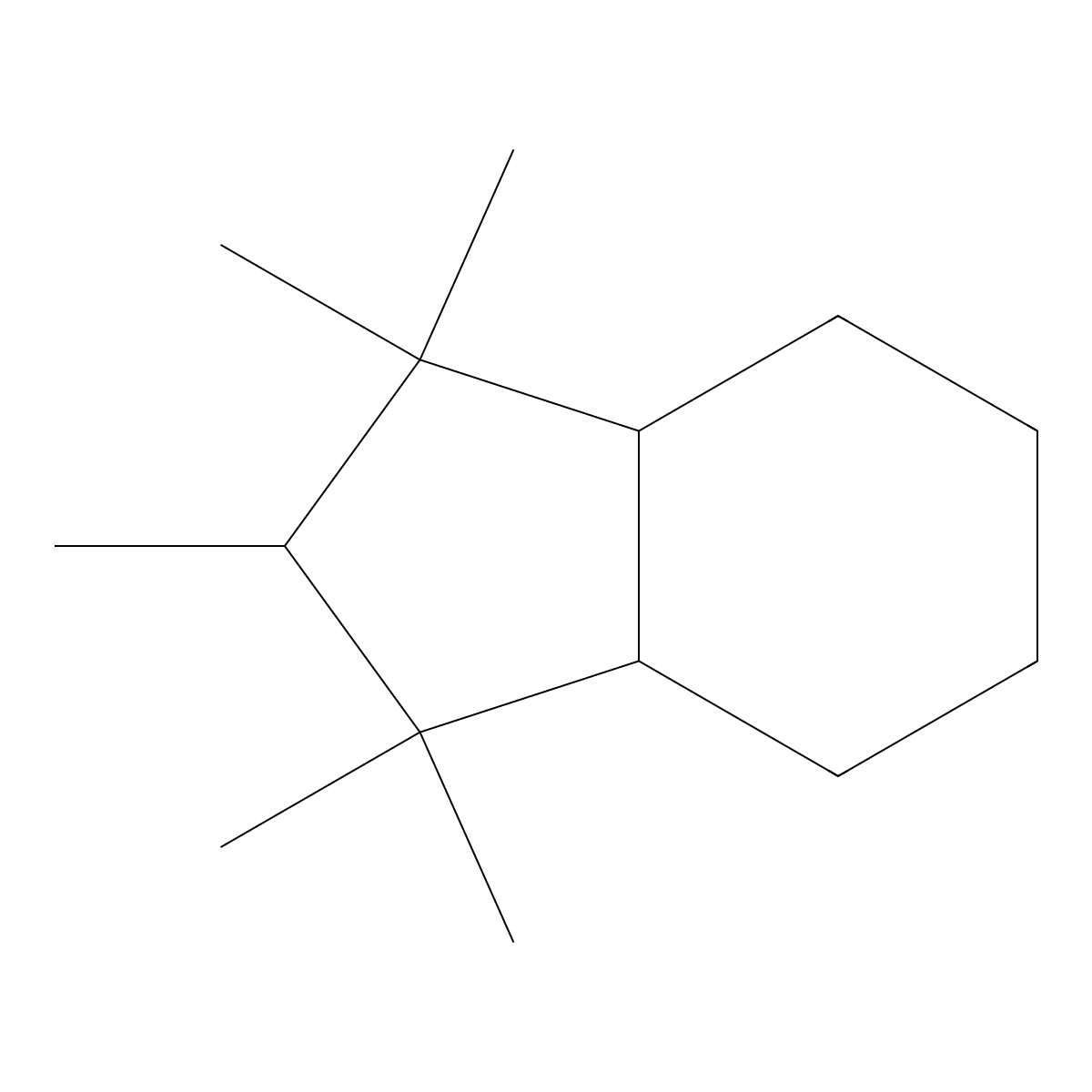 1H-Indene, octahydro-1,1,2,3,3-pentamethyl- molecular structure, CAS 33704-60-8