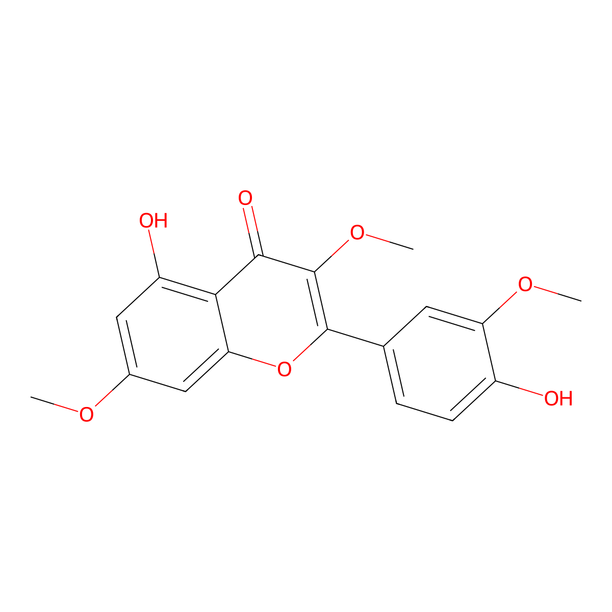 Pachypodol molecular structure, CAS 33708-72-4