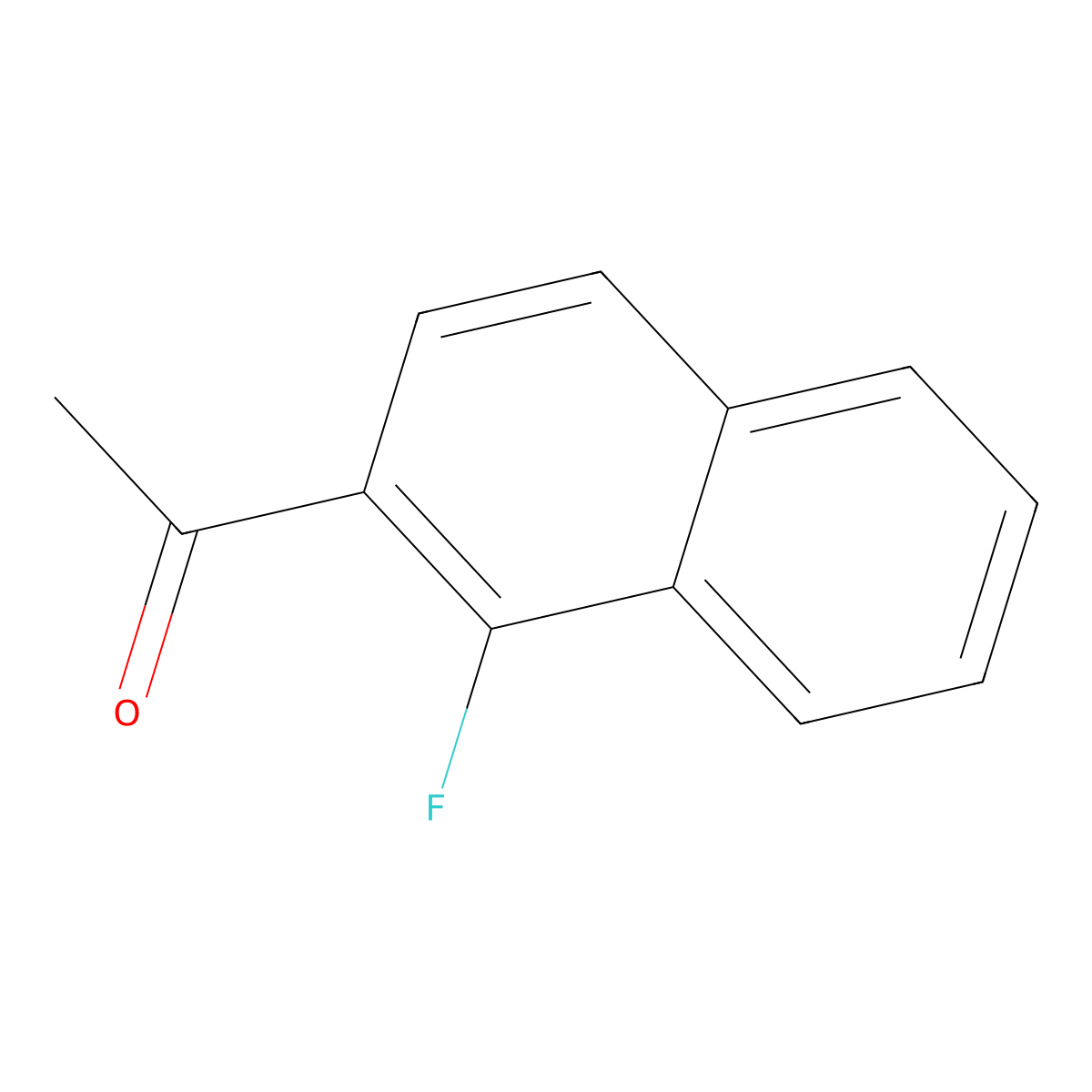 1-(1-Fluoronaphthalen-2-yl)ethanone molecular structure, CAS 33718-08-0