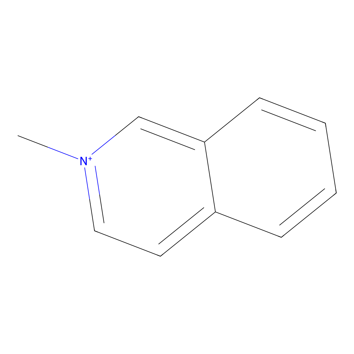 N-Methylisoquinolinium molecular structure, CAS 33718-23-9