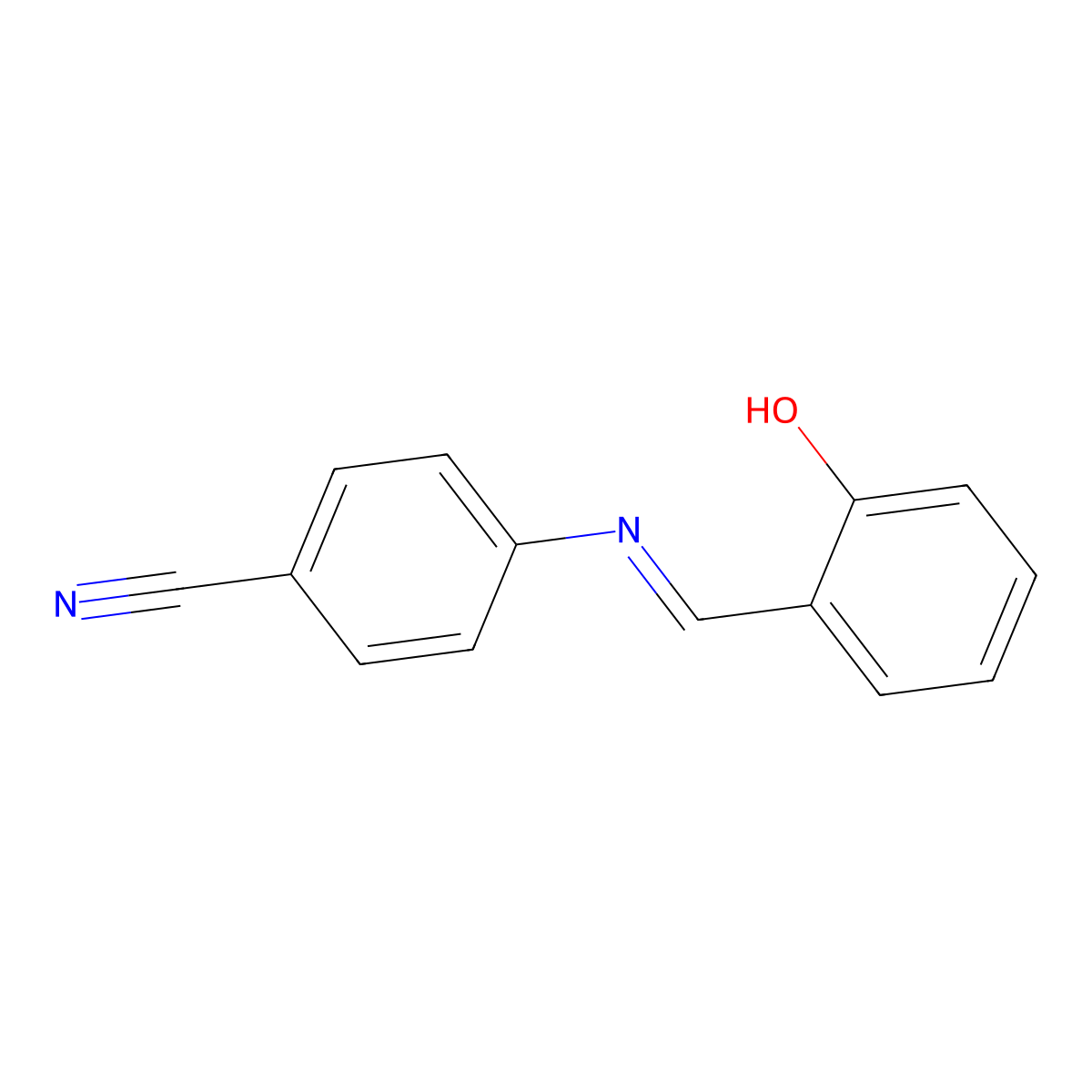 Alpha-(4-cyanophenylimino)-O-cresol molecular structure, CAS 33721-67-4