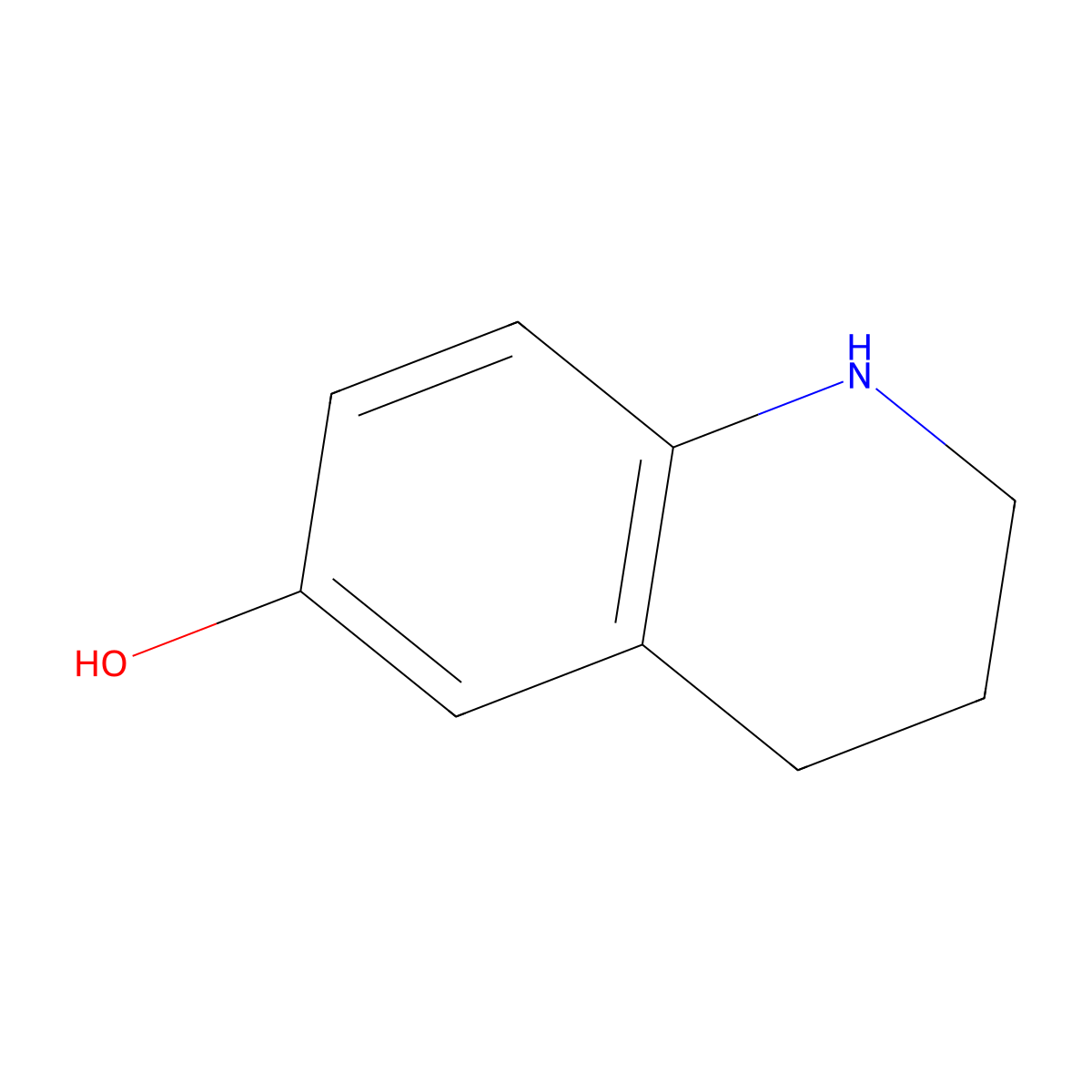 1,2,3,4-Tetrahydroquinolin-6-ol molecular structure, CAS 3373-00-0