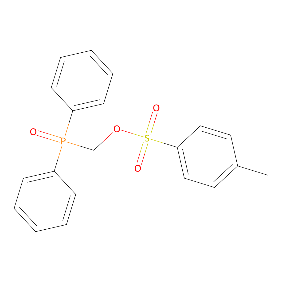 (Diphenylphosphoryl)methyl 4-methylbenzenesulfonate molecular structure, CAS 33730-69-7