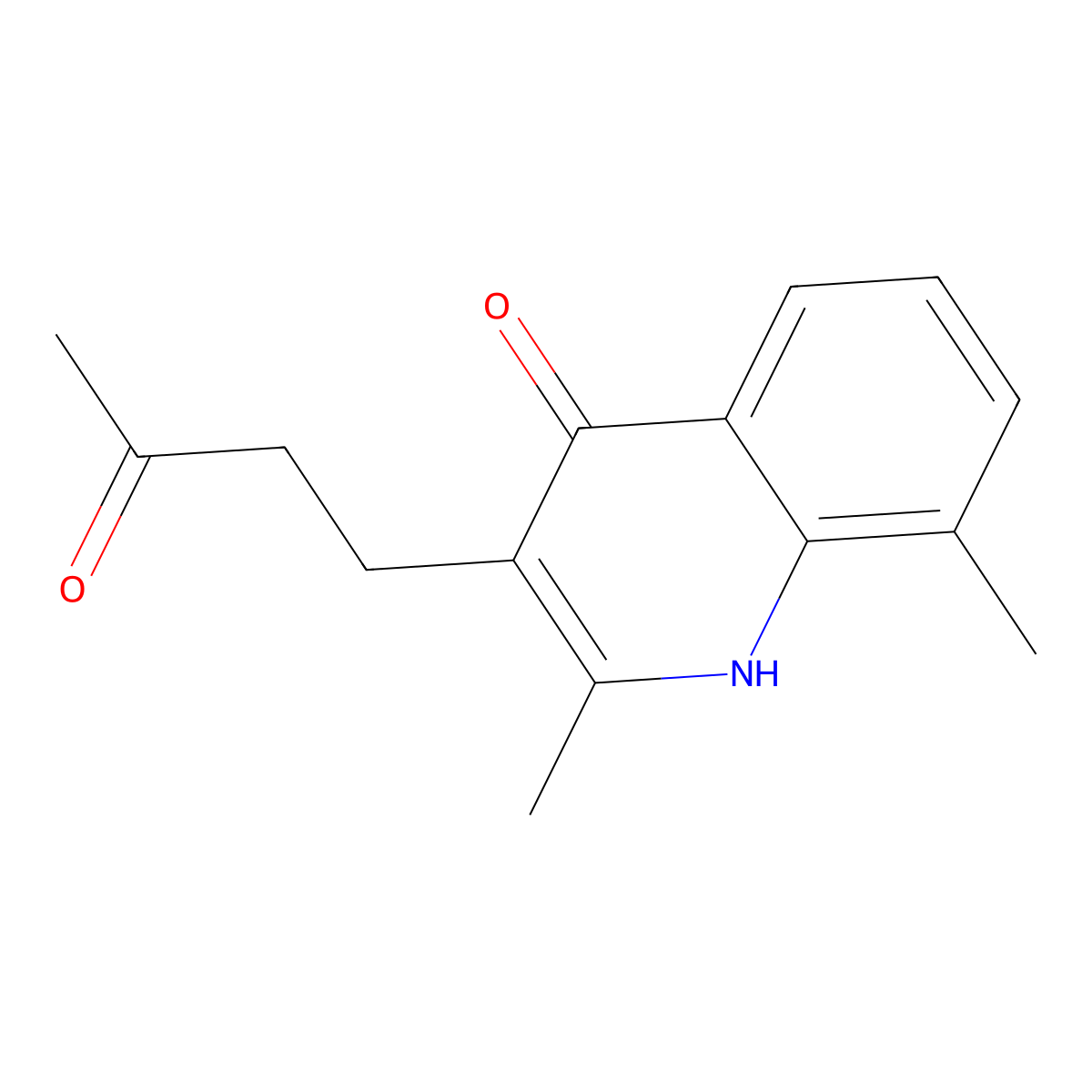 4-(4-Hydroxy-2,8-dimethylquinolin-3-yl)butan-2-one molecular structure, CAS 337337-47-0
