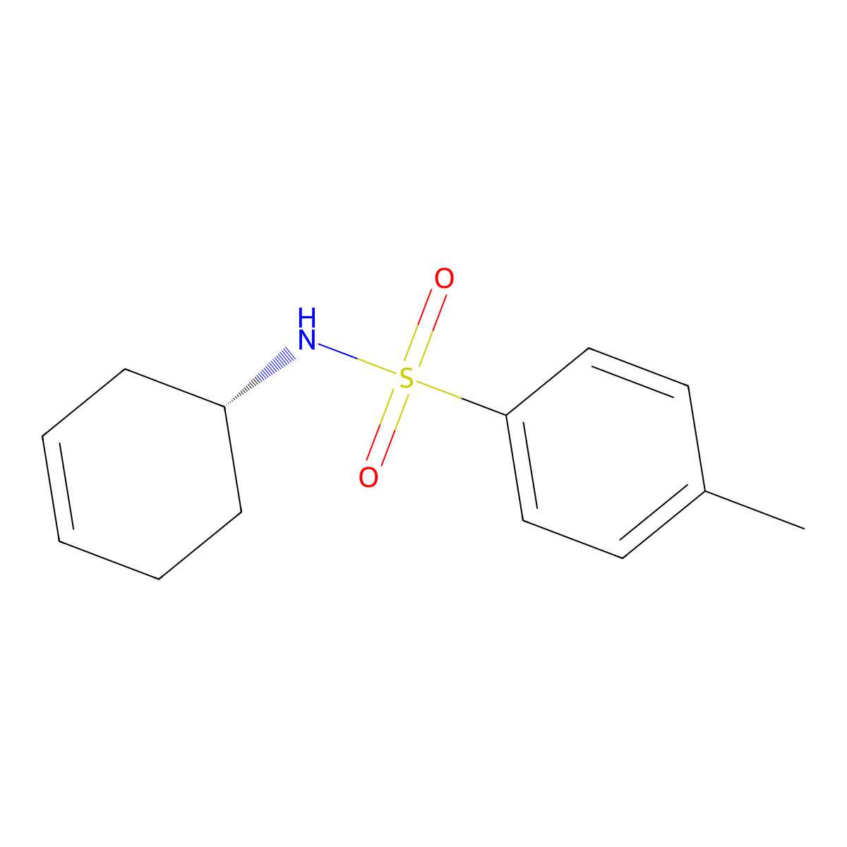 N-[(R)-3-Cyclohexenyl]-p-toluenesulfonamide molecular structure, CAS 337361-97-4