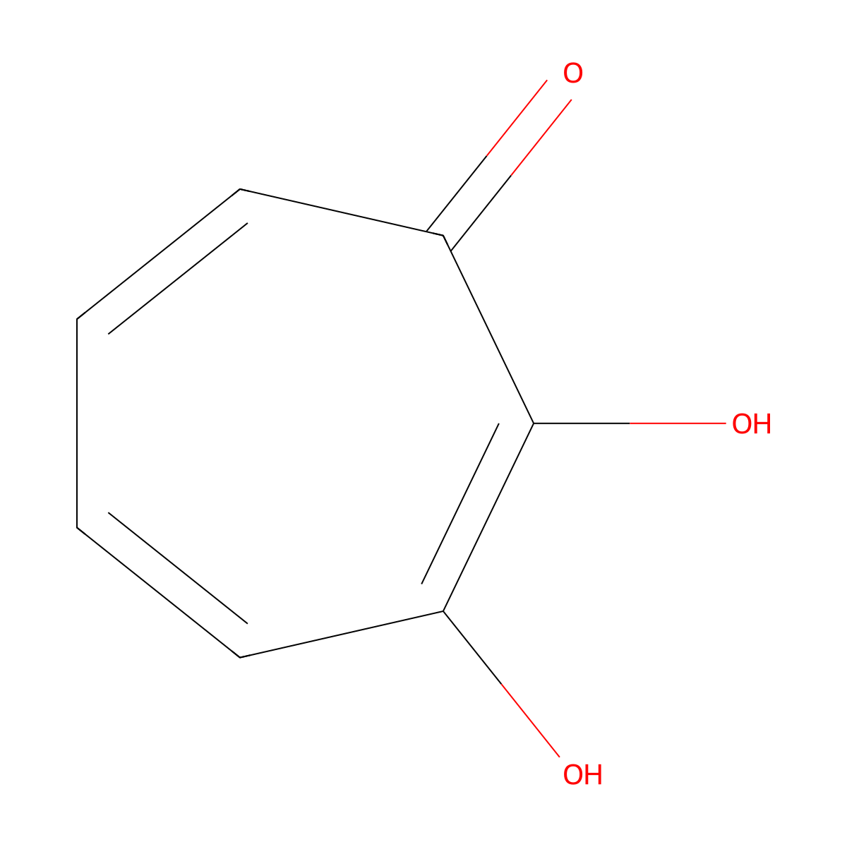 7-Hydroxytropolone molecular structure, CAS 33739-50-3