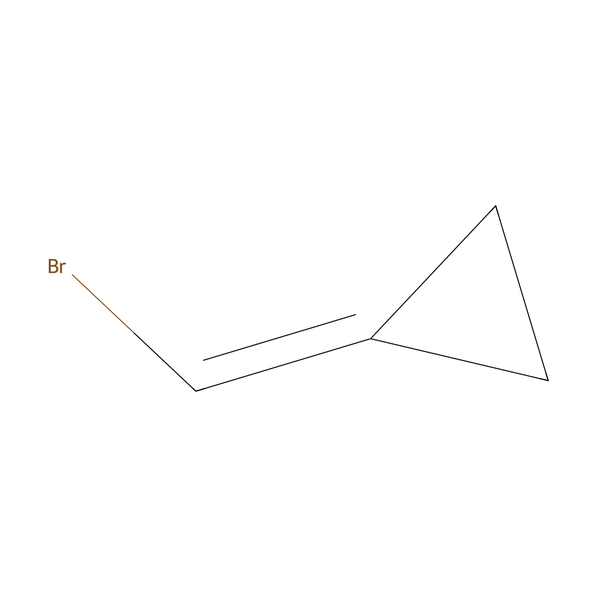 (Bromomethylidene)cyclopropane molecular structure, CAS 33745-37-8