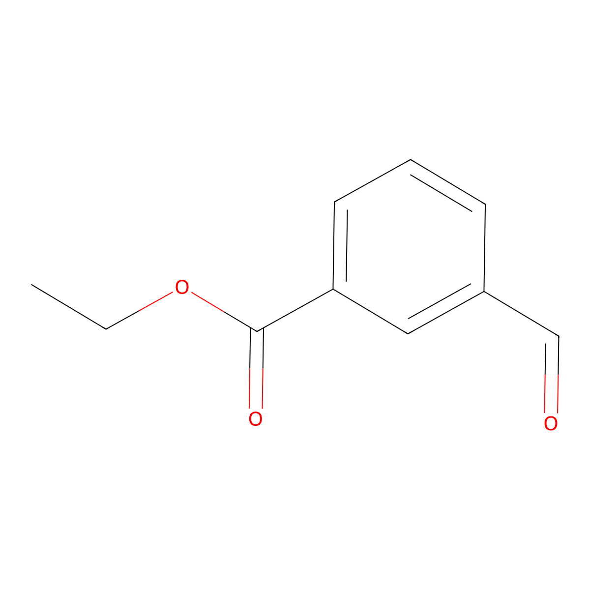 Ethyl 3-formylbenzoate molecular structure, CAS 33745-47-0