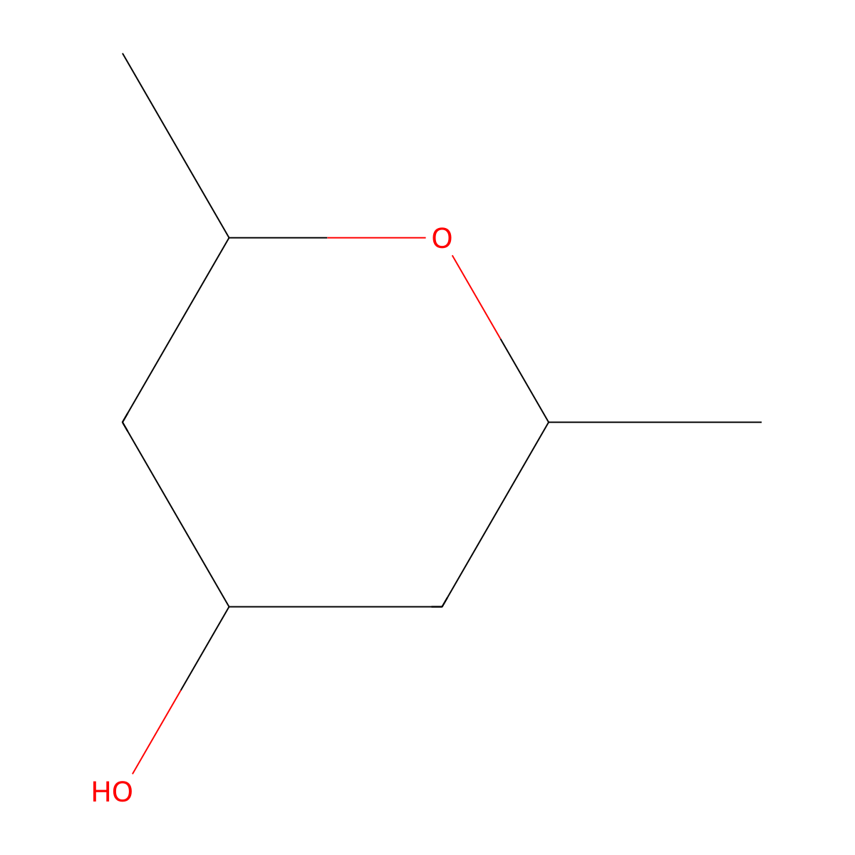2,6-Dimethyloxan-4-ol molecular structure, CAS 33747-09-0