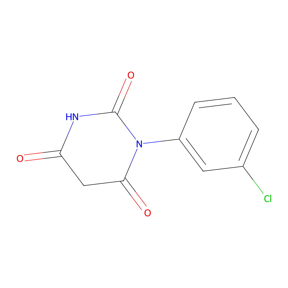 1-(3-Chlorophenyl)-1,3-diazinane-2,4,6-trione molecular structure, CAS 337472-22-7