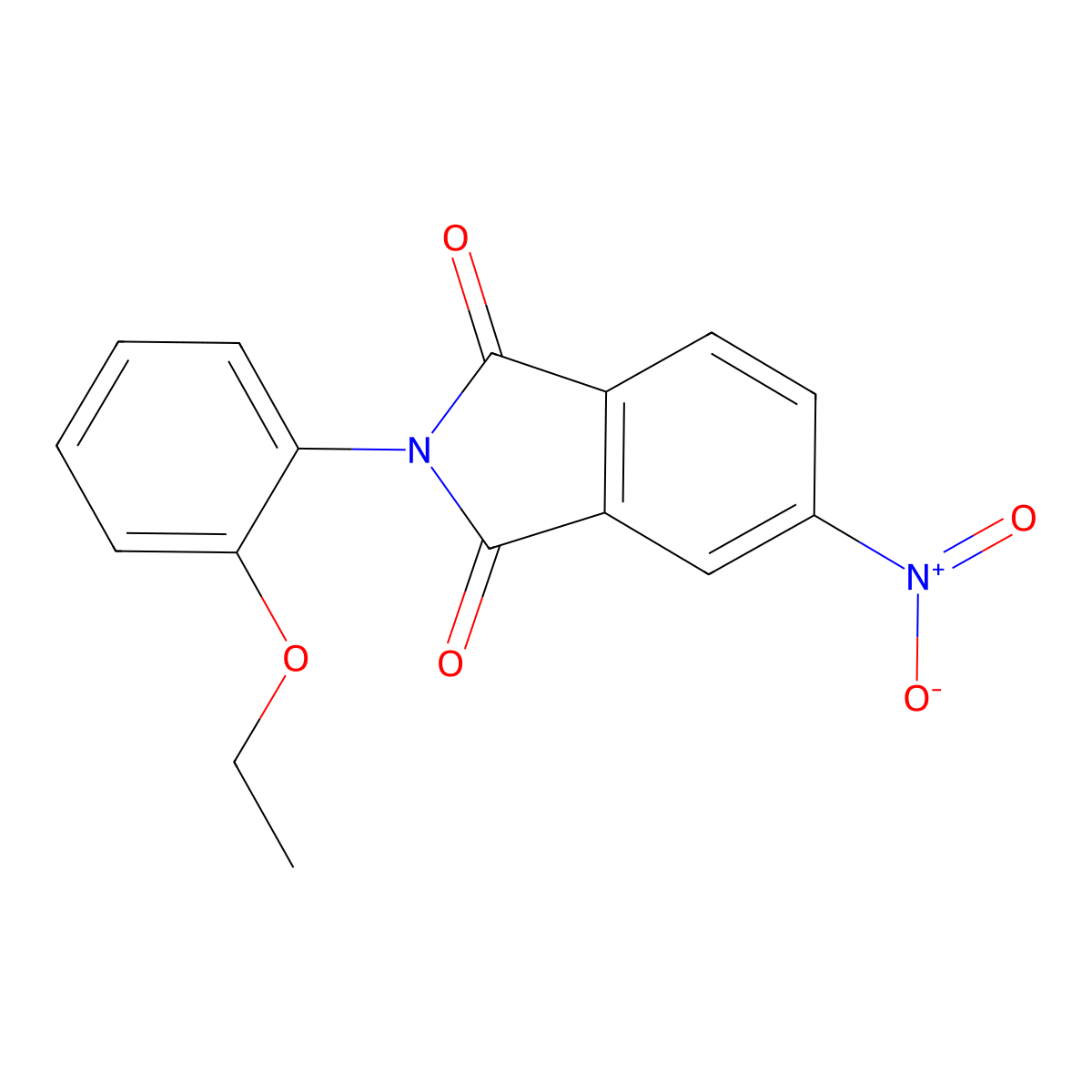 2-(2-ethoxyphenyl)-5-nitro-1H-isoindole-1,3(2H)-dione molecular structure, CAS 337474-59-6
