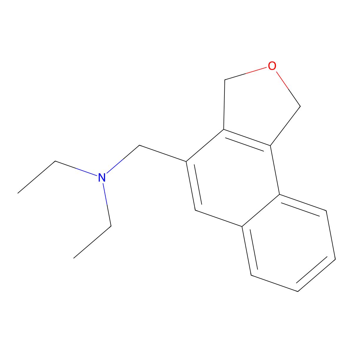N-(1,3-dihydrobenzo[e][2]benzofuran-4-ylmethyl)-N-ethylethanamine molecular structure, CAS 337488-51-4
