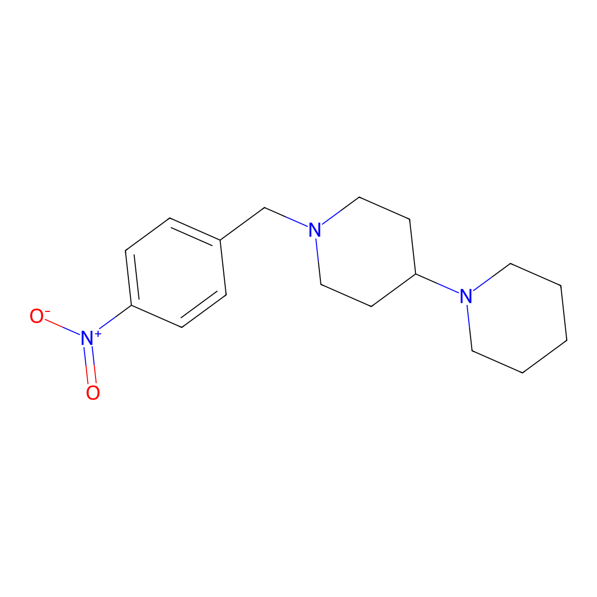 1'-(4-Nitrobenzyl)-1,4'-bipiperidine oxalate molecular structure, CAS 337489-26-6