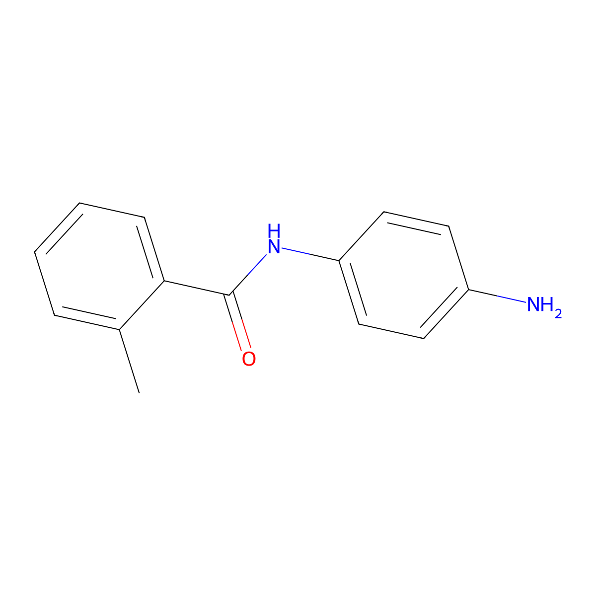 N-(4-aminophenyl)-2-methylbenzamide molecular structure, CAS 337499-57-7