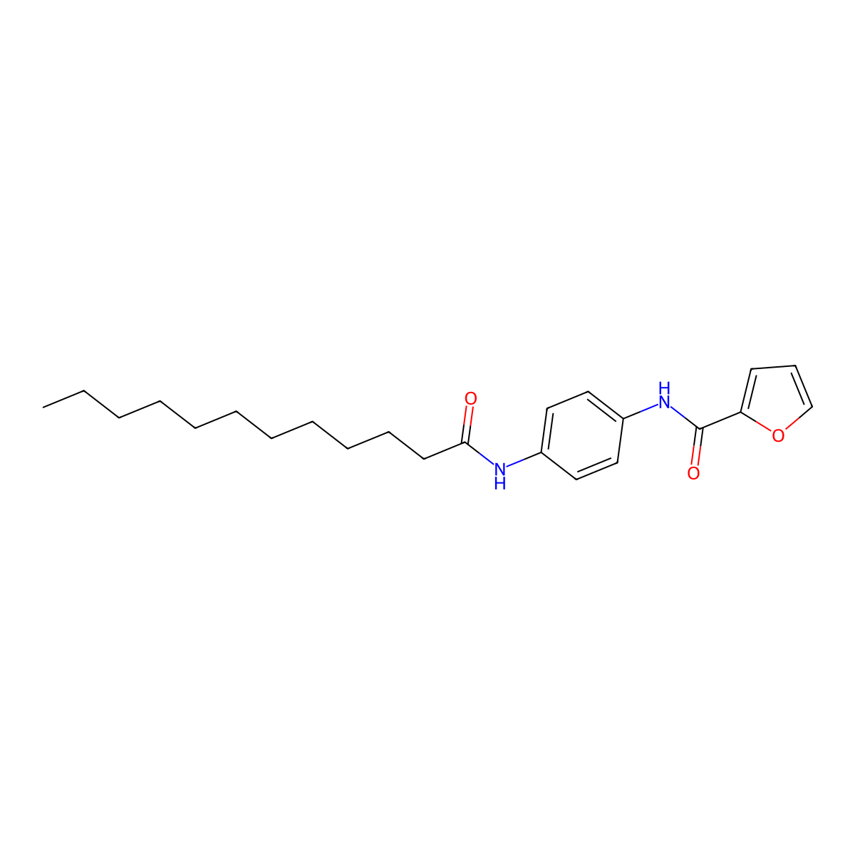 N-(4-Dodecanamidophenyl)furan-2-carboxamide molecular structure, CAS 337505-74-5