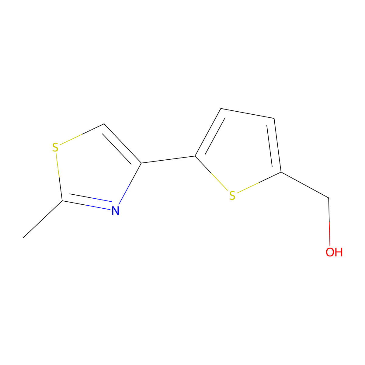 [5-(2-Methyl-1,3-Thiazol-4-Yl)-2-Thienyl]Methanol molecular structure, CAS 337508-70-0