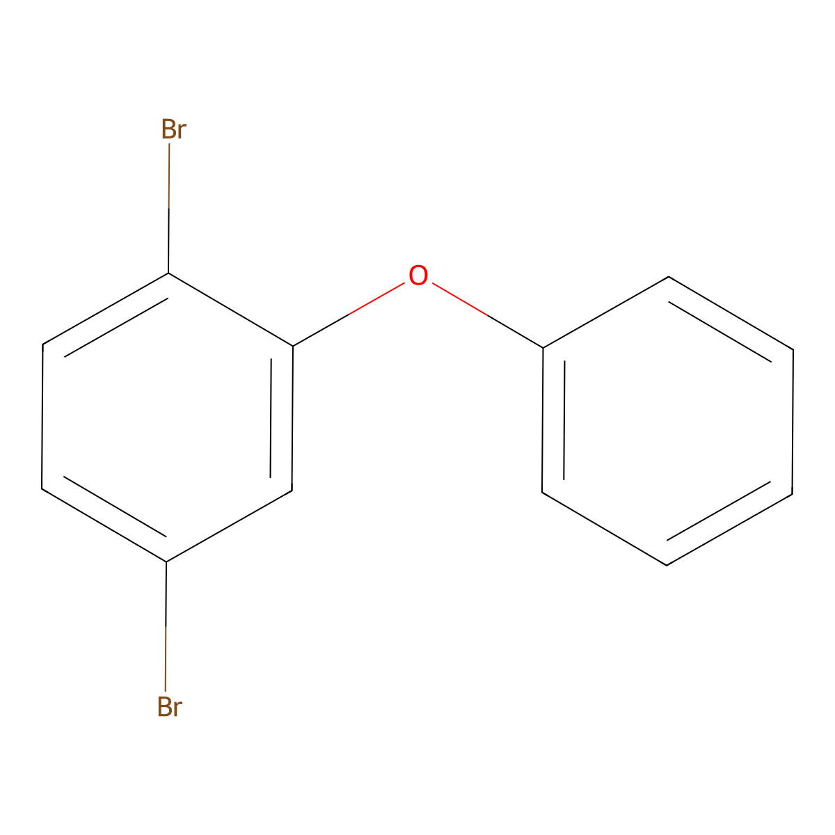 Benzene, 1,4-dibromo-2-phenoxy- molecular structure, CAS 337513-66-3