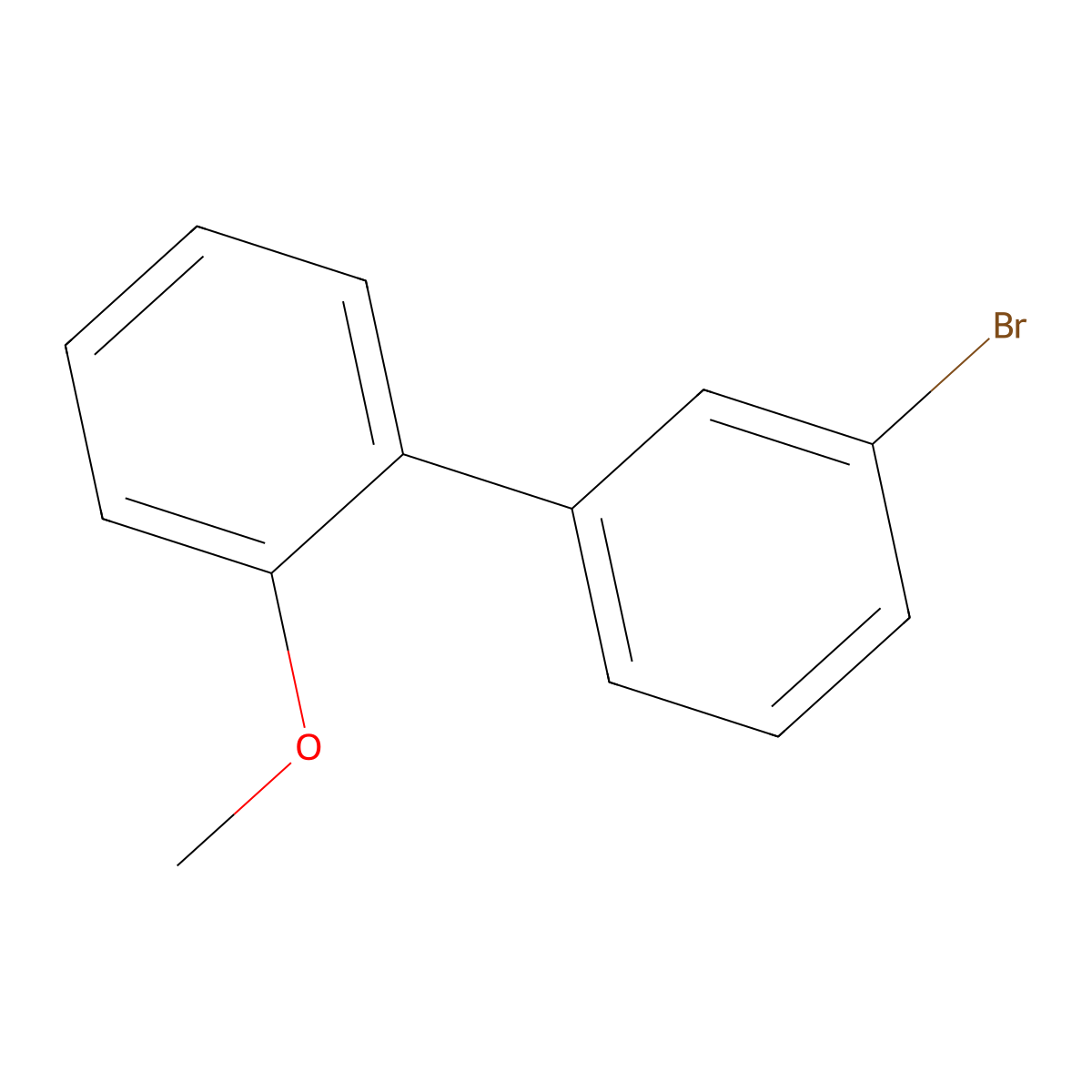 3'-Bromo-2-methoxybiphenyl molecular structure, CAS 337535-26-9