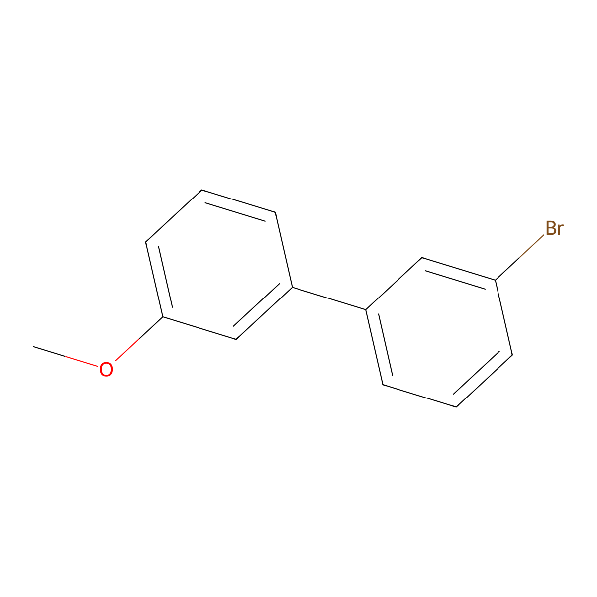 3-Bromo-3'-methoxybiphenyl molecular structure, CAS 337535-27-0