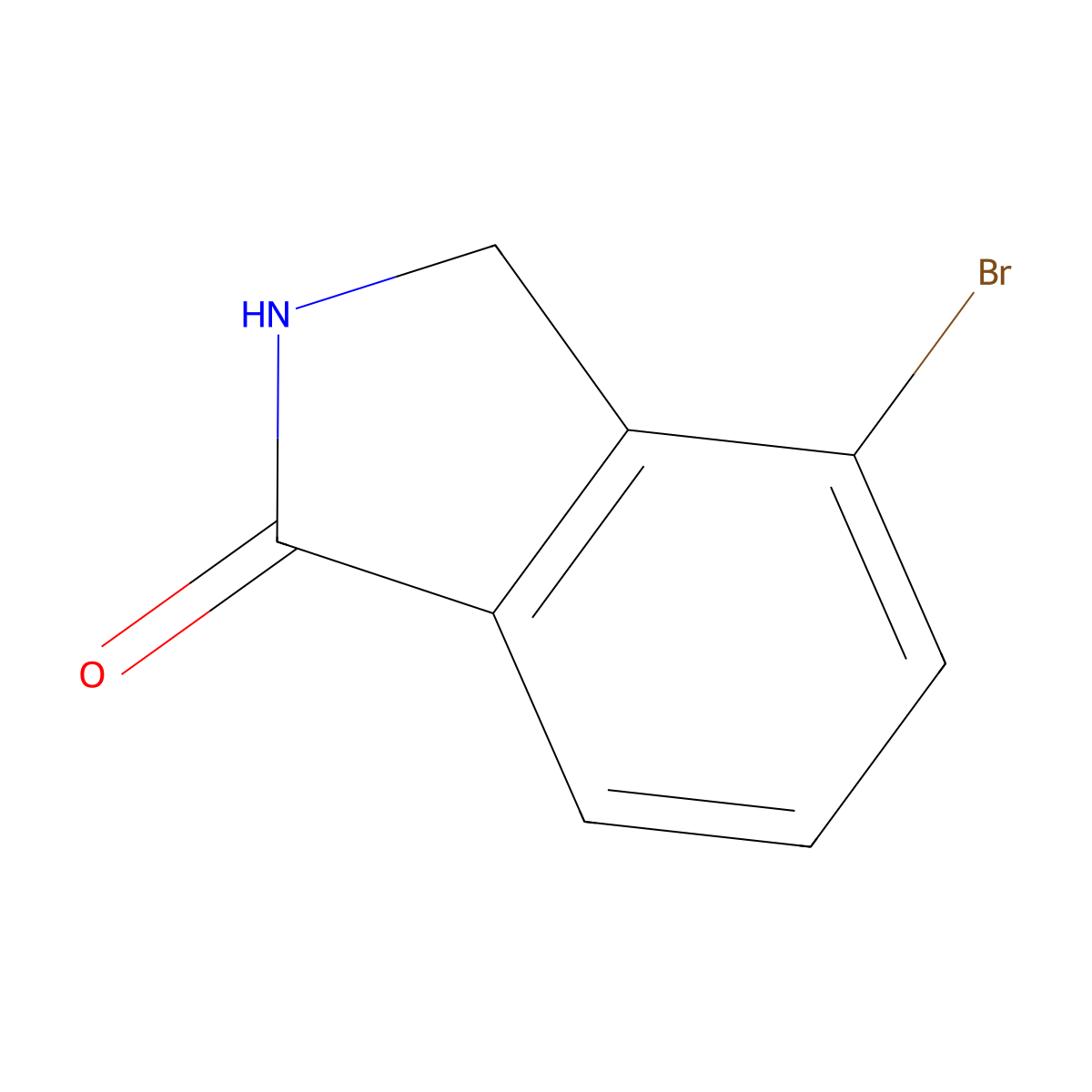 4-Bromoisoindolin-1-one molecular structure, CAS 337536-15-9