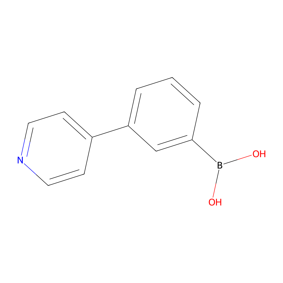 [3-(Pyridin-4-yl)phenyl]boronic acid molecular structure, CAS 337536-25-1