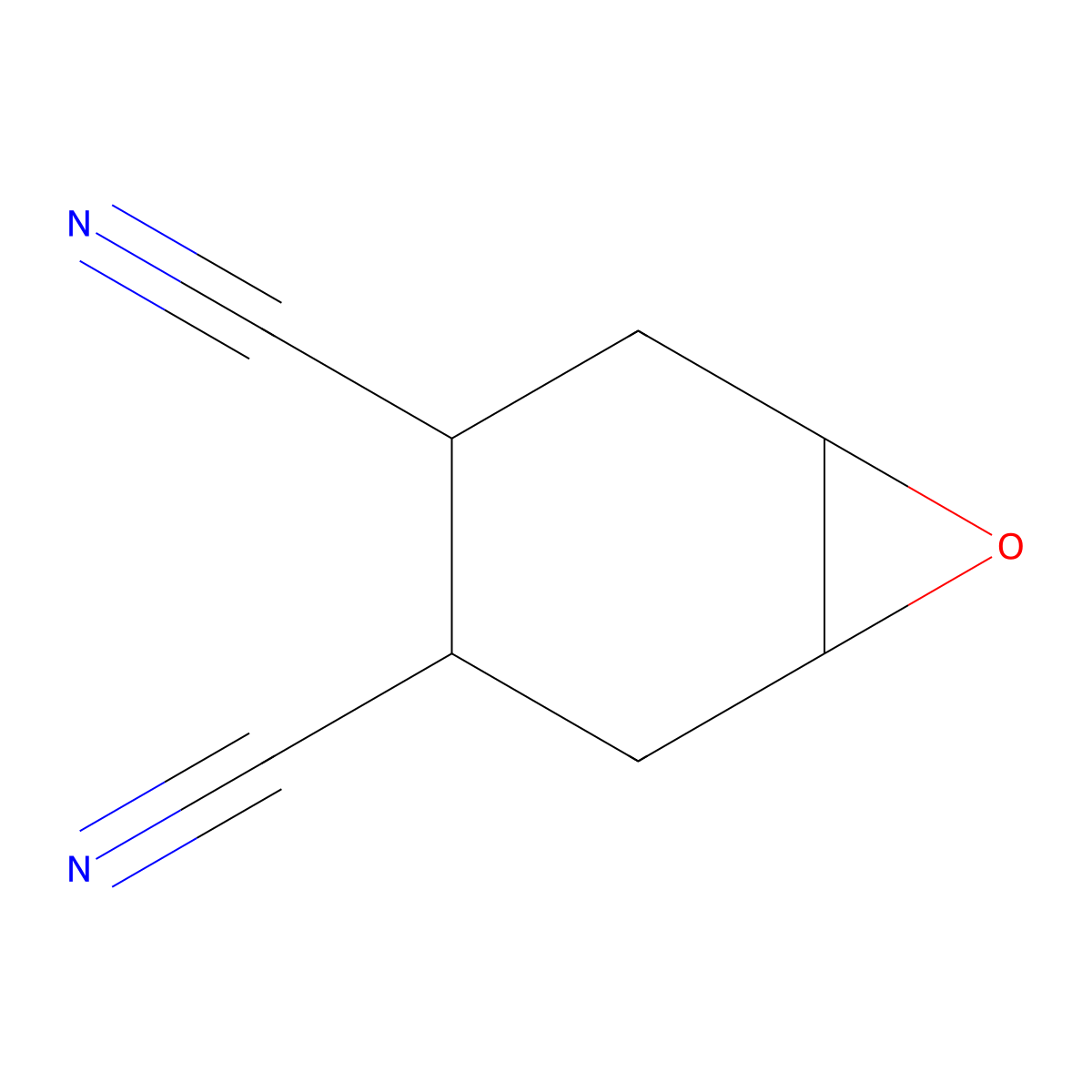 7-Oxabicyclo[4.1.0]heptane-3,4-dicarbonitrile molecular structure, CAS 33765-30-9