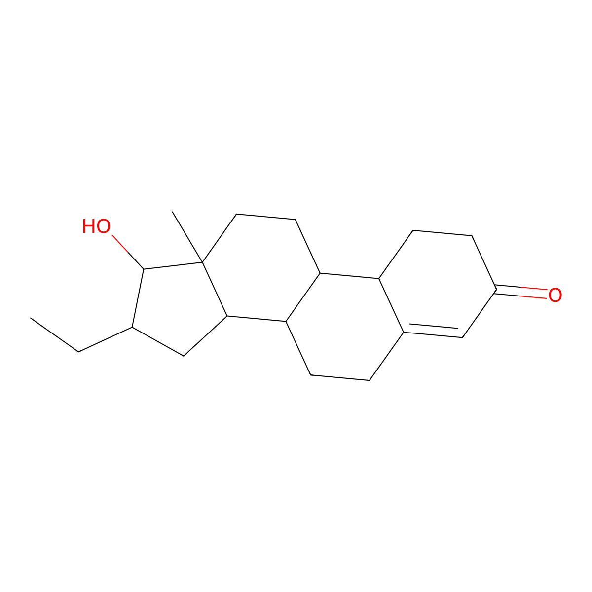 Oxendolone molecular structure, CAS 33765-68-3