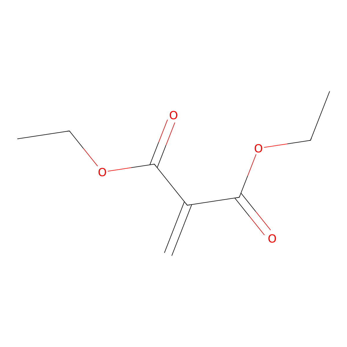 1,3-Diethyl 2-methylenepropanedioate molecular structure, CAS 3377-20-6