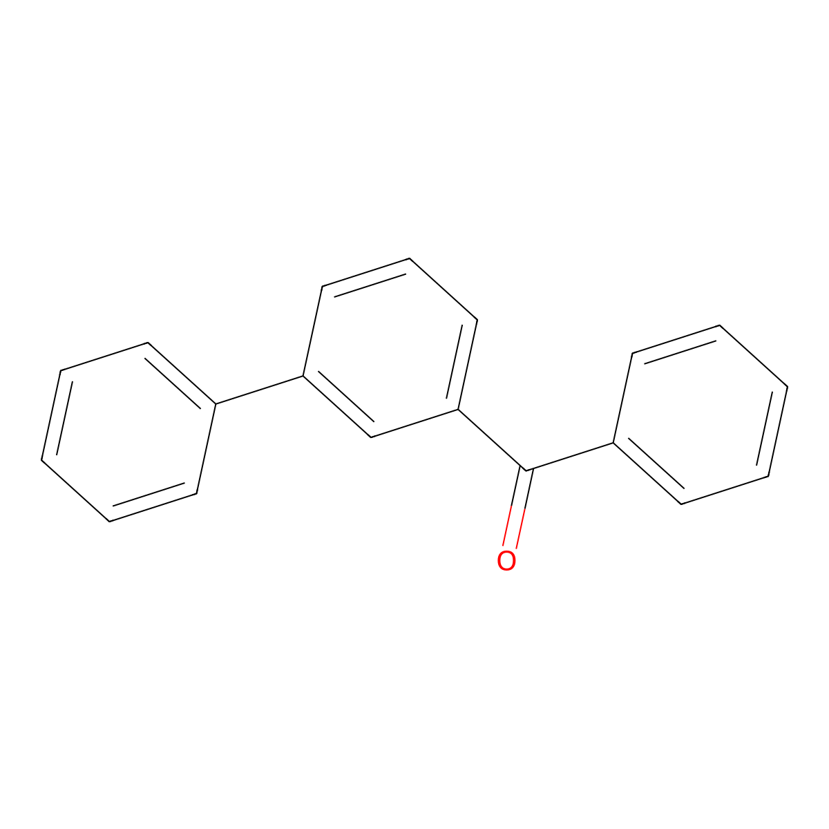 Biphenyl-3-YL(phenyl)methanone molecular structure, CAS 3378-09-4