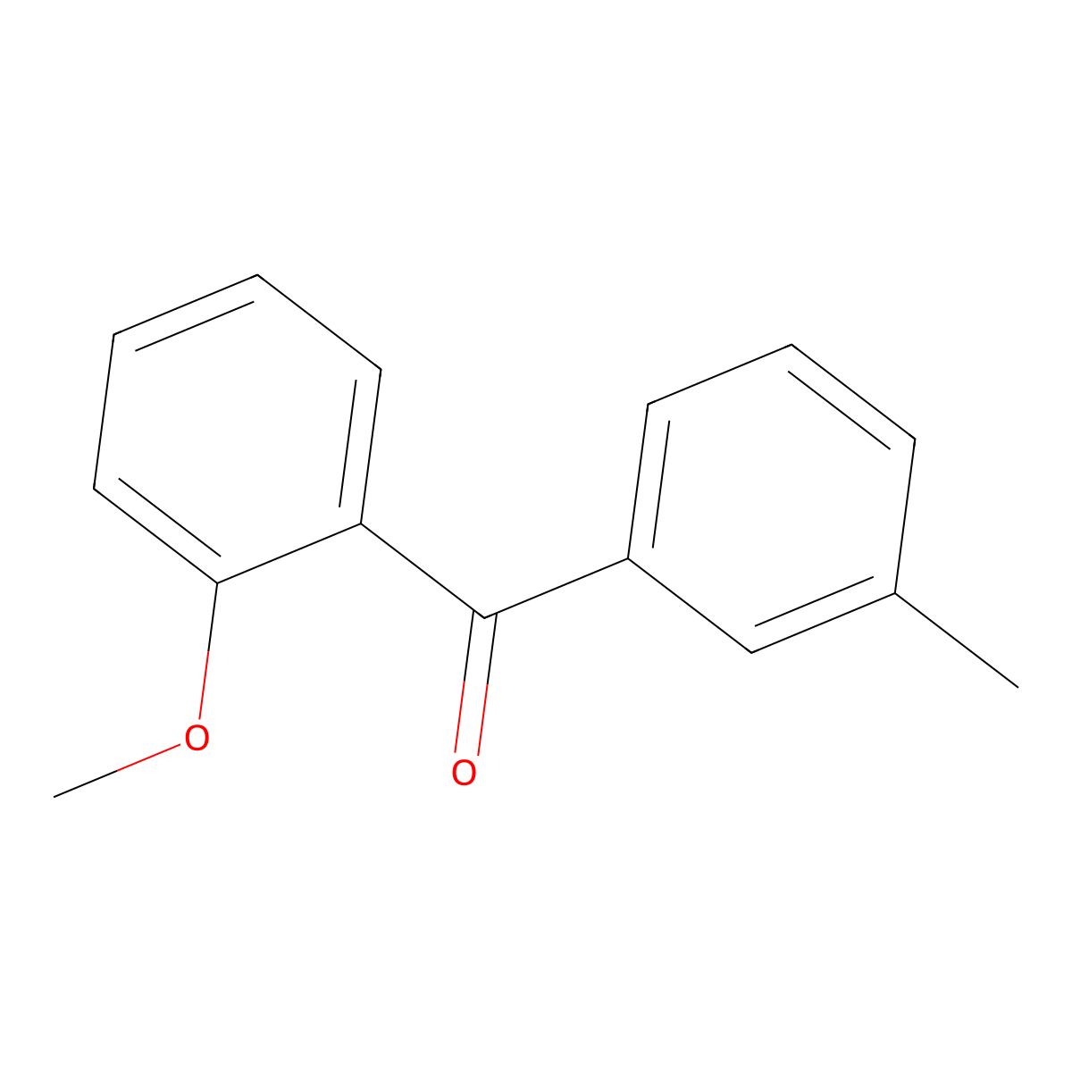 2-Methoxy-3'-methylbenzophenone molecular structure, CAS 33785-70-5