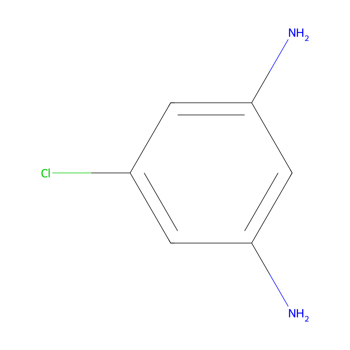 1,3-Benzenediamine, 5-chloro- molecular structure, CAS 33786-89-9