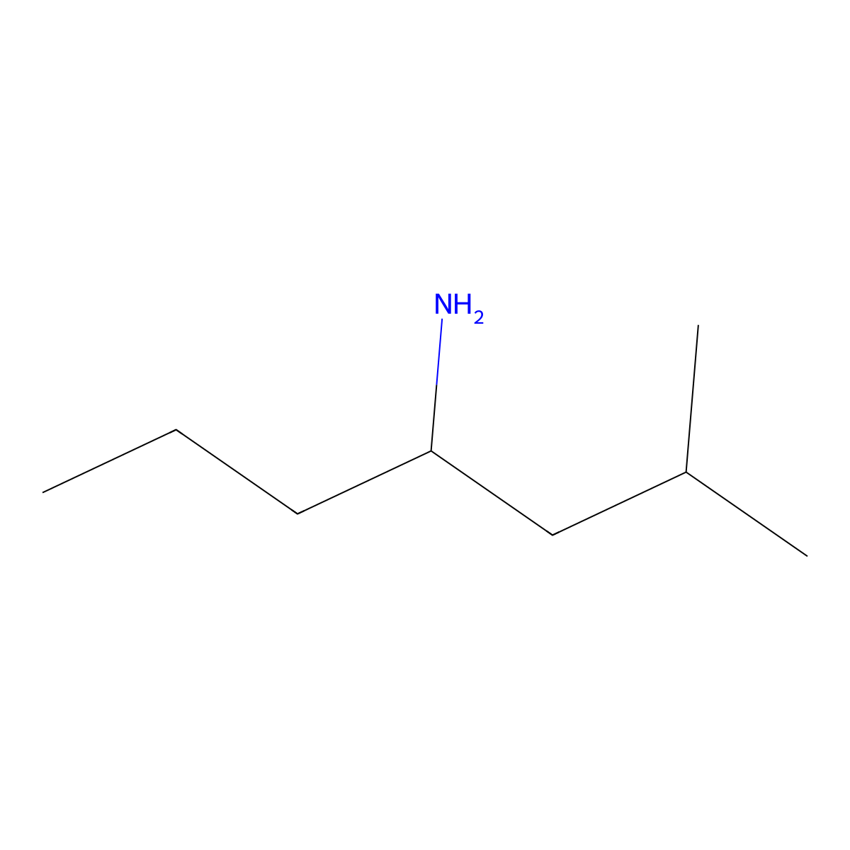 2-Methylheptan-4-amine molecular structure, CAS 33788-03-3
