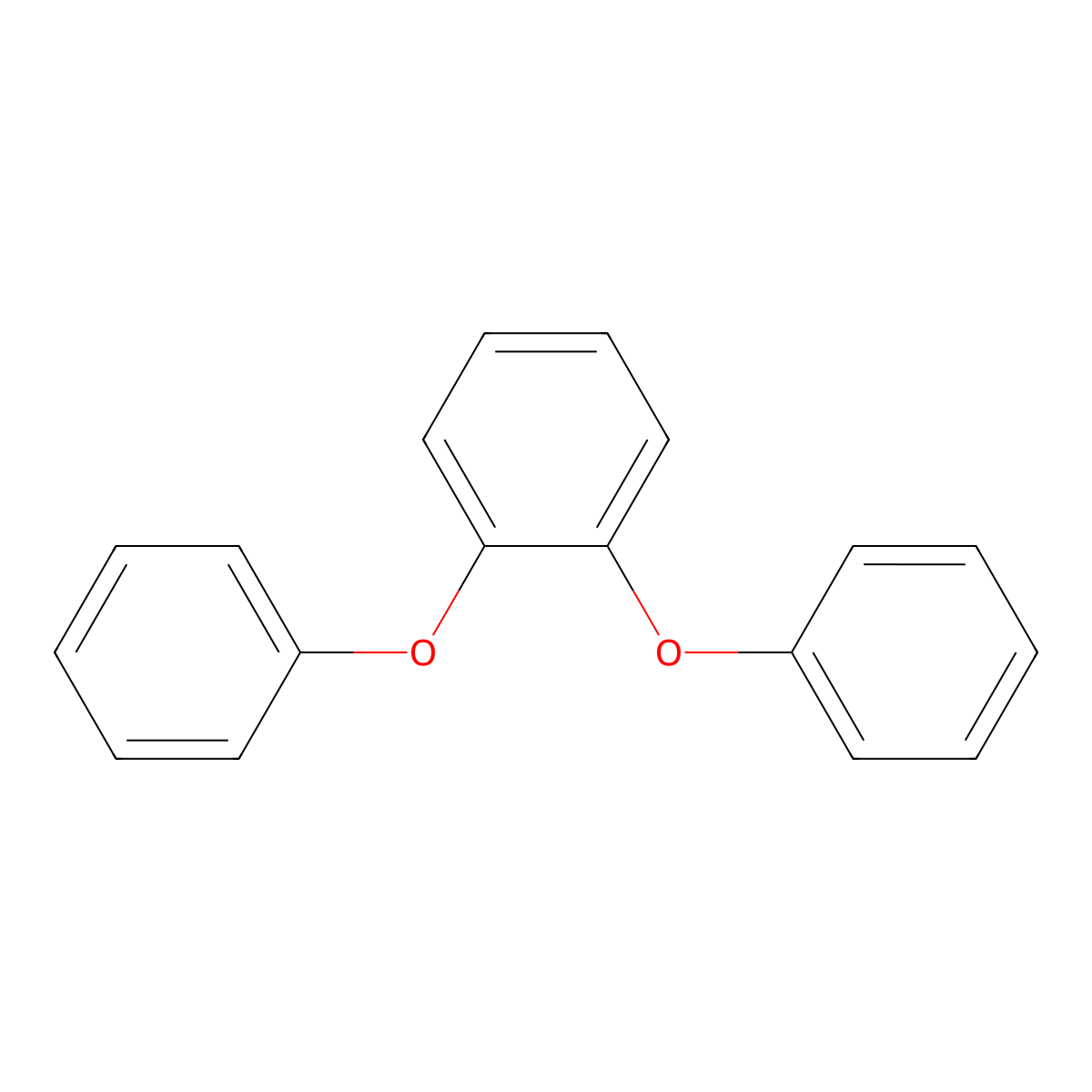 1,2-Diphenoxybenzene molecular structure, CAS 3379-37-1