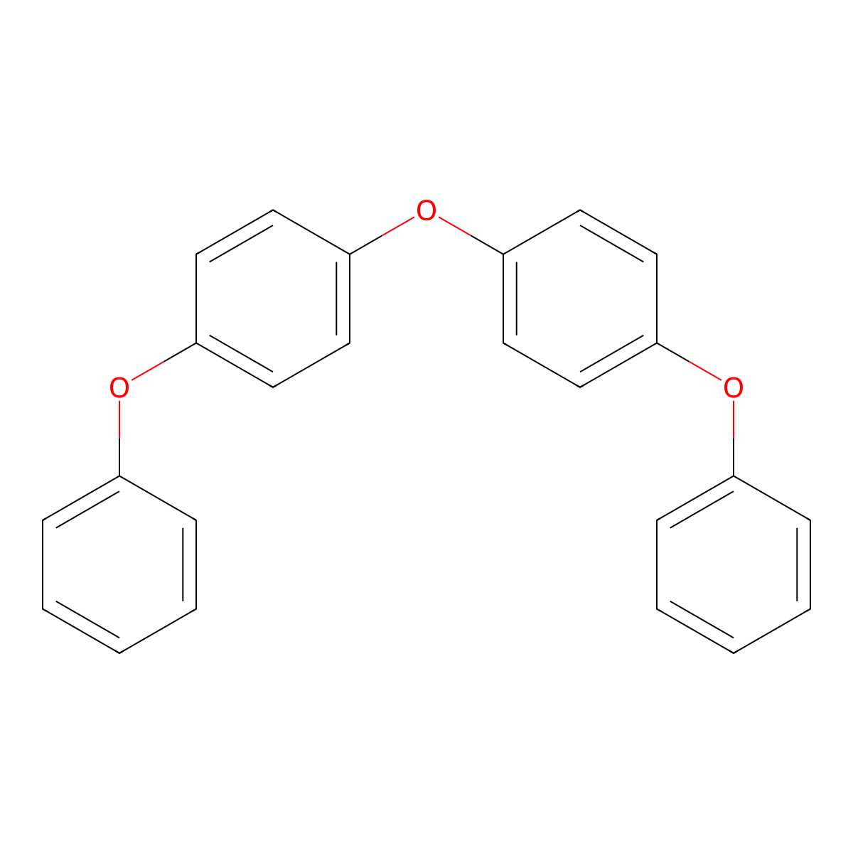 Bis(p-phenoxyphenyl) ether molecular structure, CAS 3379-41-7