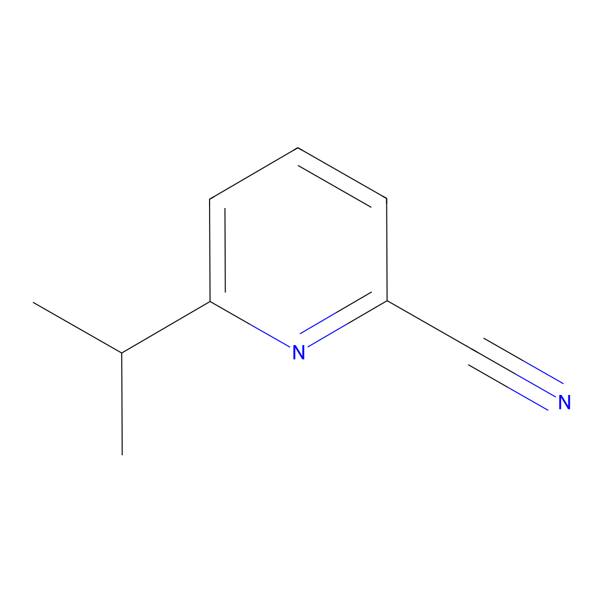 6-(Propan-2-yl)pyridine-2-carbonitrile molecular structure, CAS 337904-76-4