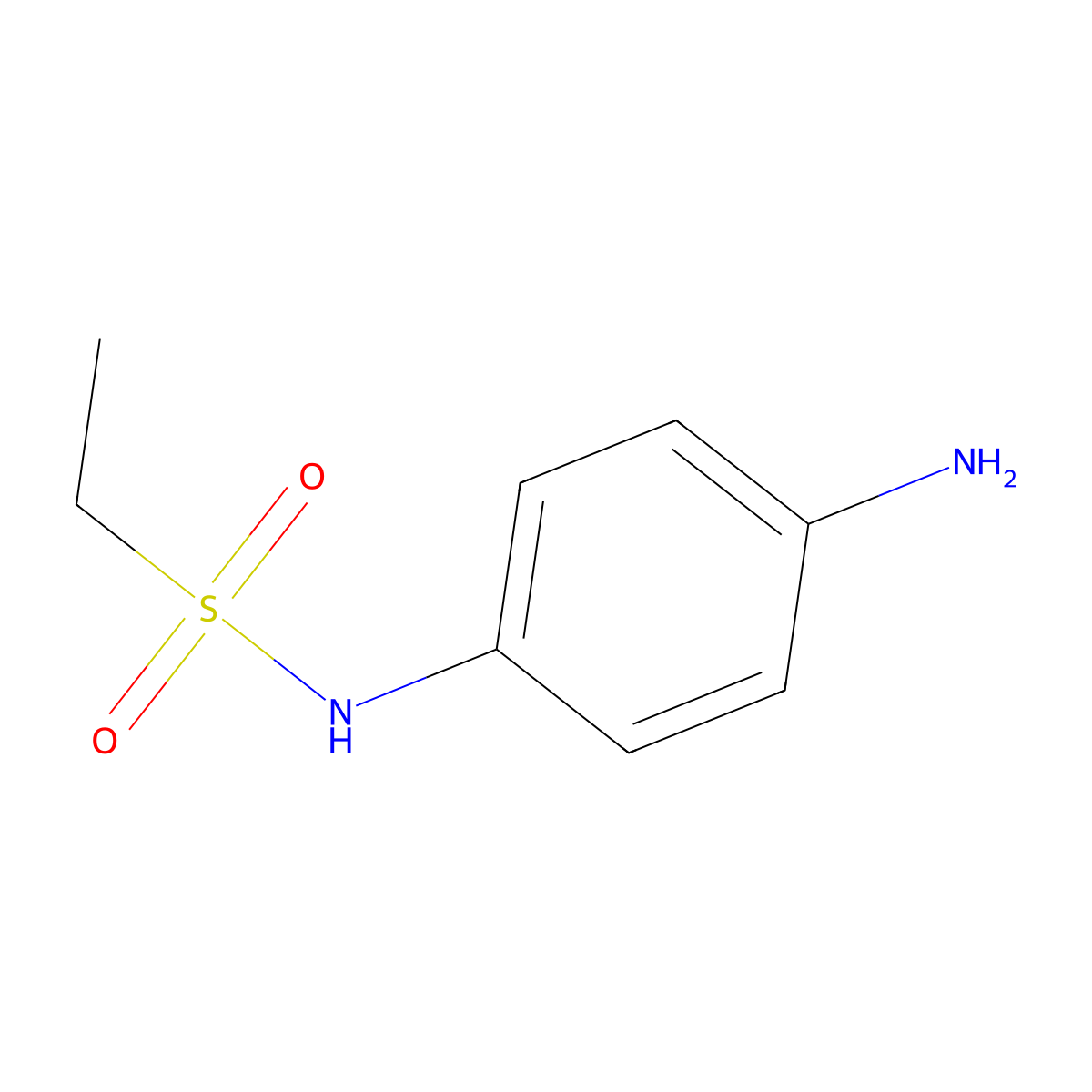 N-(4-Aminophenyl)ethanesulfonamide molecular structure, CAS 337912-53-5