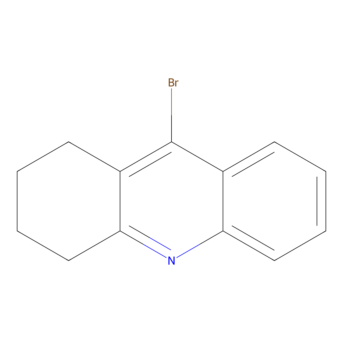 9-Bromo-1,2,3,4-tetrahydroacridine molecular structure, CAS 337915-93-2