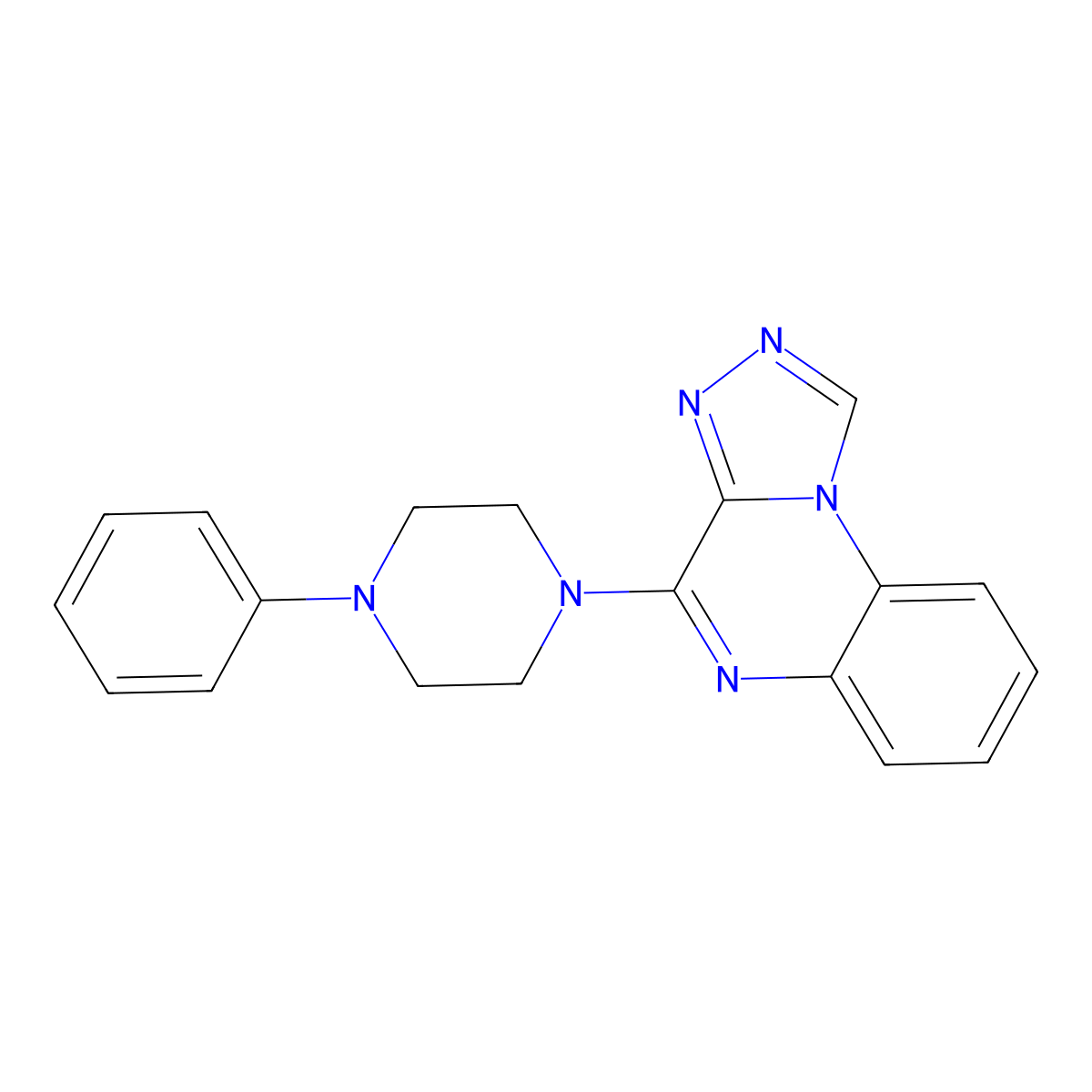 4-(4-Phenylpiperazino)[1,2,4]triazolo[4,3-a]quinoxaline molecular structure, CAS 337928-75-3