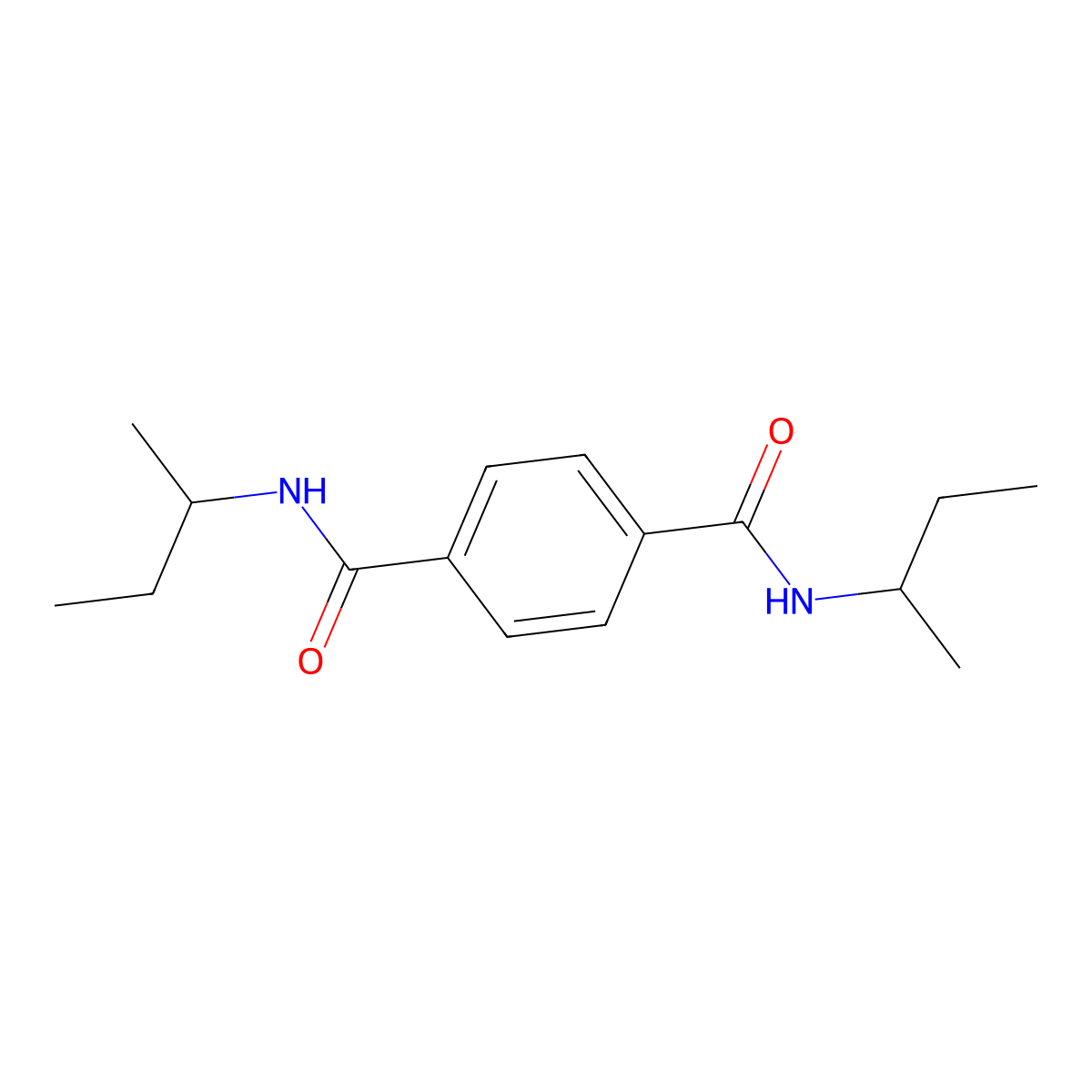1-N,4-N-di(butan-2-yl)benzene-1,4-dicarboxamide molecular structure, CAS 337933-67-2
