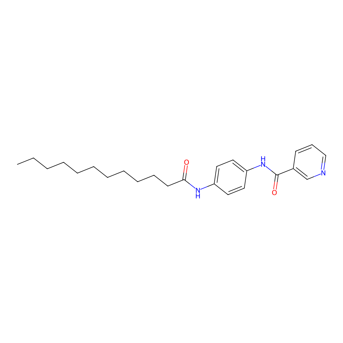 N-(4-Dodecanamidophenyl)nicotinamide molecular structure, CAS 337935-65-6