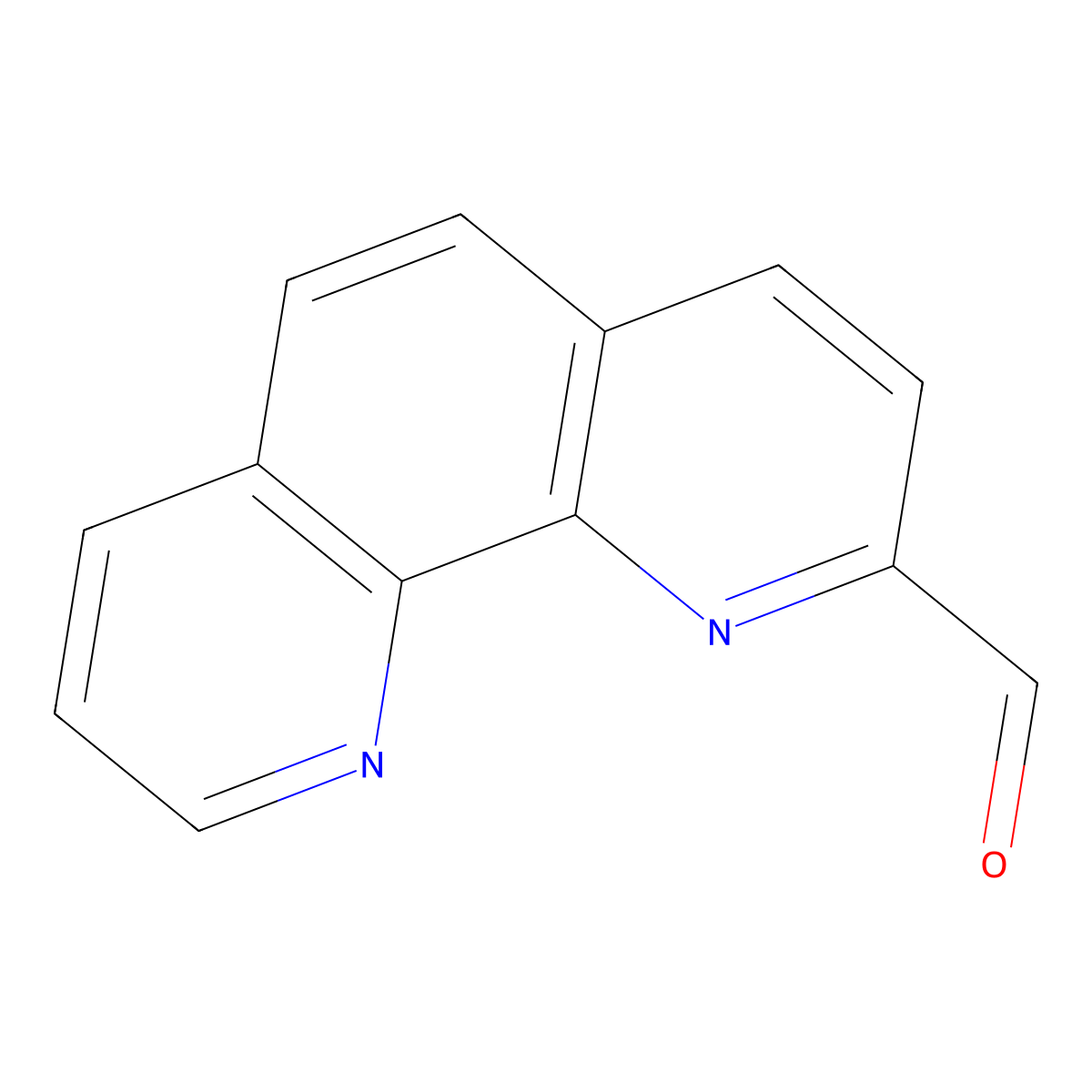 1,10-Phenanthroline-2-carbaldehyde molecular structure, CAS 33795-37-8