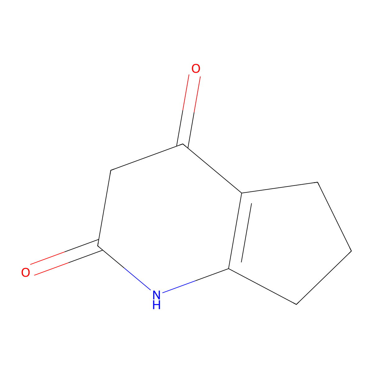 6,7-Dihydro-1H-cyclopenta[b]pyridine-2,4(3H,5H)-dione molecular structure, CAS 337960-53-9
