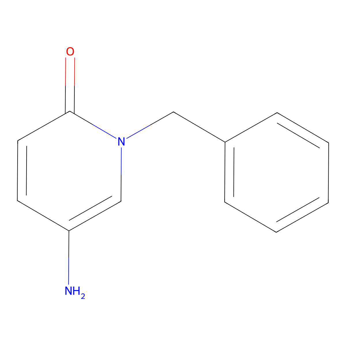 5-Amino-1-benzyl-1,2-dihydropyridin-2-one molecular structure, CAS 337962-79-5
